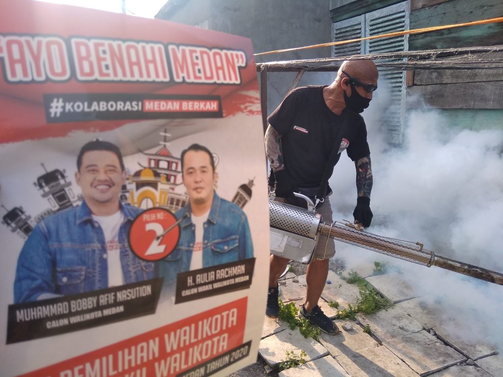 Warga Kena DBD di Sei Putih Timur II, Re-Born Gercep Lakukan Fogging