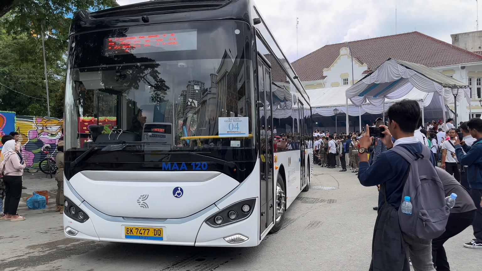 Kota Medan Launching 60 Bus Listrik - Bus Rapid Transit (BRT)