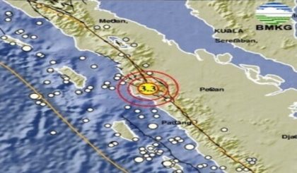 Gempa Beruntun Guncang Mandailing Natal Sumatera Utara