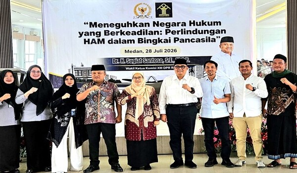 Kementerian Hukum dan Komisi XIII DPR RI Gelar Sosialisasi Hukum di UIN Sumatera Utara, Tegaskan Bahaya Main Hakim Sendiri