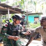 Perjuangan TNI di Ujung Timur Indonesia, Satgas Yonif 410/Alugoro Berikan Layanan Kesehatan Gratis bagi Warga Papua Barat