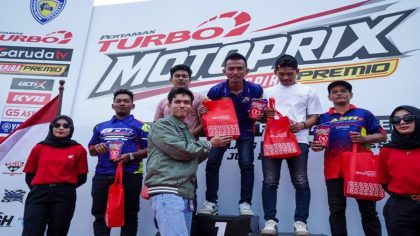 Pertamina Patra Niaga Regional Sumbagut Dukung Industri Olahraga Otomotif melalui Pertamax Turbo Aspira Premio MotoPrix Region A Sumatera di Aceh