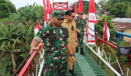 Sinergi TNI AD dan Pemko Medan Hadirkan Jembatan Perintis Garuda bagi Masyarakat