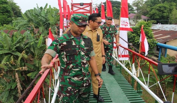 Sinergi TNI AD dan Pemko Medan Hadirkan Jembatan Perintis Garuda bagi Masyarakat