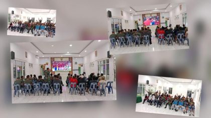 Portugal Taklukkan Kroasia, Nobar Kebangsaan Kodim 0203/Langkat Berlangsung Meriah