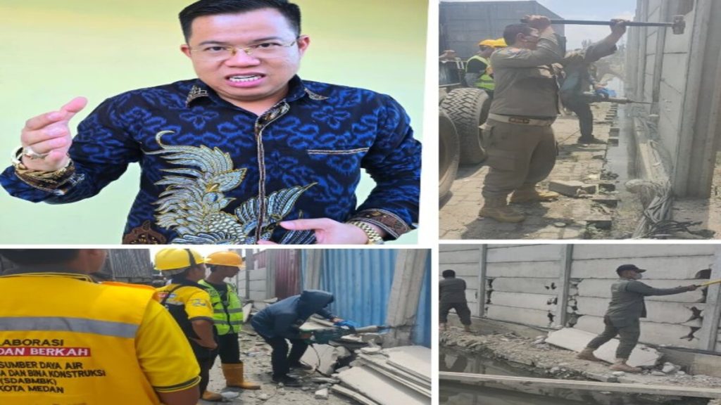 Perjuangan Pengacara Kondang Dr. Darmawan Yusuf untuk PT Belawan Indah Berbuah Hasil, Pemko Medan Rubuhkan Tembok PT SBP