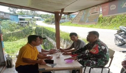 Babinsa Perkuat Silaturahmi dengan Warga Pakpak Bharat