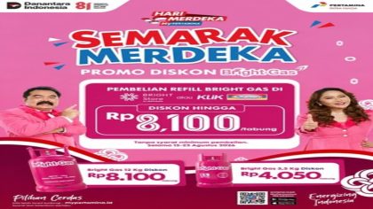 Pertamina Patra Niaga Regional Sumatera Bagian Utara Hadirkan Promo Bright Gas Semarak Merdeka Hari Ulang Tahun Ke-81 Kemerdekaan Republik Indonesia