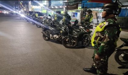 Babinsa Koramil 0201-03/MD Laksanakan Patroli Motoris