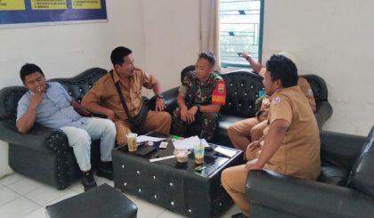 Jaga Kondusivitas Wilayah, Babinsa Namo Bintang Koordinasi dengan Pemerintah Desa