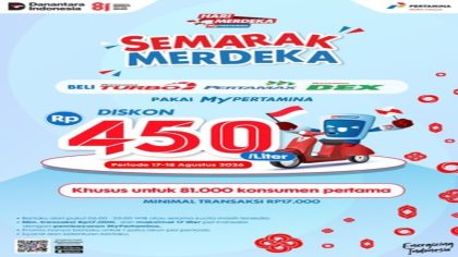 Pertamina Patra Niaga Regional Sumbagut Hadirkan Program Semarak Merdeka di HUT ke-81 Kemerdekaan Republik Indonesia