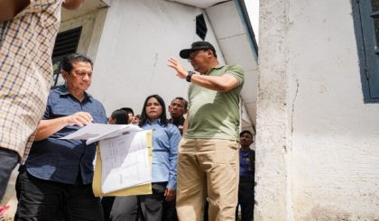Bupati Deli Serdang, Dr H Asri Ludin Tambunan, Meninjau Lokasi Rencana Pembangunan Kantor Pemadam Kebakaran (Damkar) Dan Badan Penanggulangan Bencana Daerah (BPBD) Kecamatan Sibolangit Di SD Negeri 101833