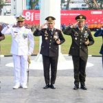 Dandim 0201 dan Forkopimda Medan Ikuti Live Streaming Detik-Detik Proklamasi dari Istana Negara.