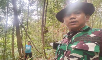 Sertu R. Gultom Survei Sasaran TMMD, Desa Sibongkaras Dibidik Jadi Sasaran