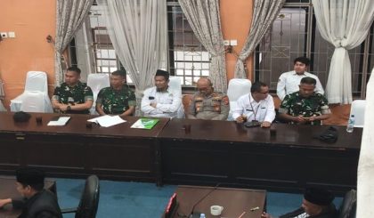 Danramil 07/Salak Hadiri Rapat Paripurna DPRD Pakpak Bharat Pembahasan Perubahan APBD 2026
