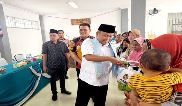 Sugiat Santoso Salurkan Bantuan Sembako dan Perlengkapan Ibadah ke Lapas Pemuda Langkat