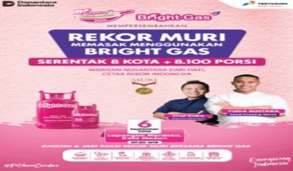 Rekor MURI Memasak Dengan Bright Gas