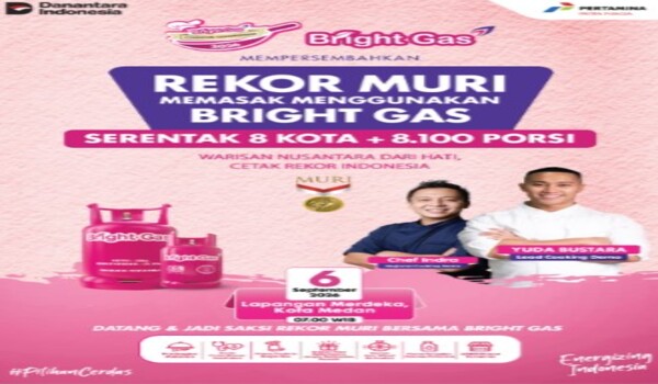 Rekor MURI Memasak Dengan Bright Gas