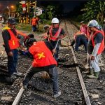 KAI Divre I Sumut Perbaiki Geometri Jalan Rel di Pagar Jati