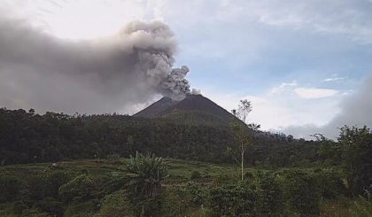 Operasional Kereta Api di Sumut Tetap Normal Pasca-Erupsi Gunung Sinabung
