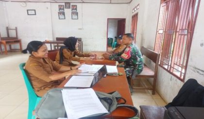 Babinsa 03/Parongil Sosialisasikan Penerimaan TNI