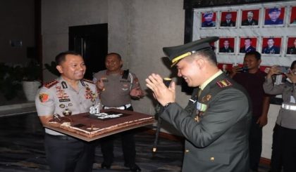 TNI-Polri Makin Solid! Kapolrestabes Medan Beri Kejutan untuk Dandim 0201