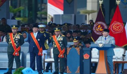 Prabowo Resmikan 6 Kodam Baru di HUT ke-81 TNI