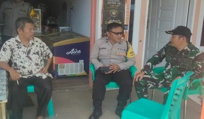 TNI dan Polri Serap informasi Bahas Keamanan Desa